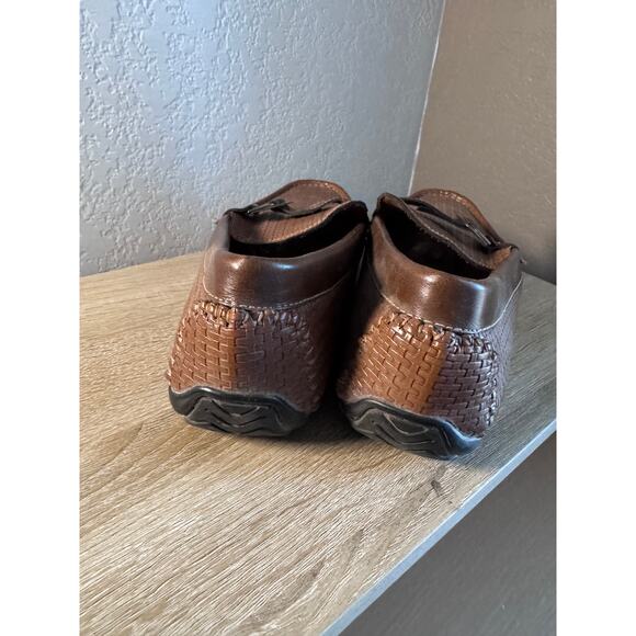 Mecca Men's Size 10 Brown Faux Leather Loafers - Picture 4 of 10